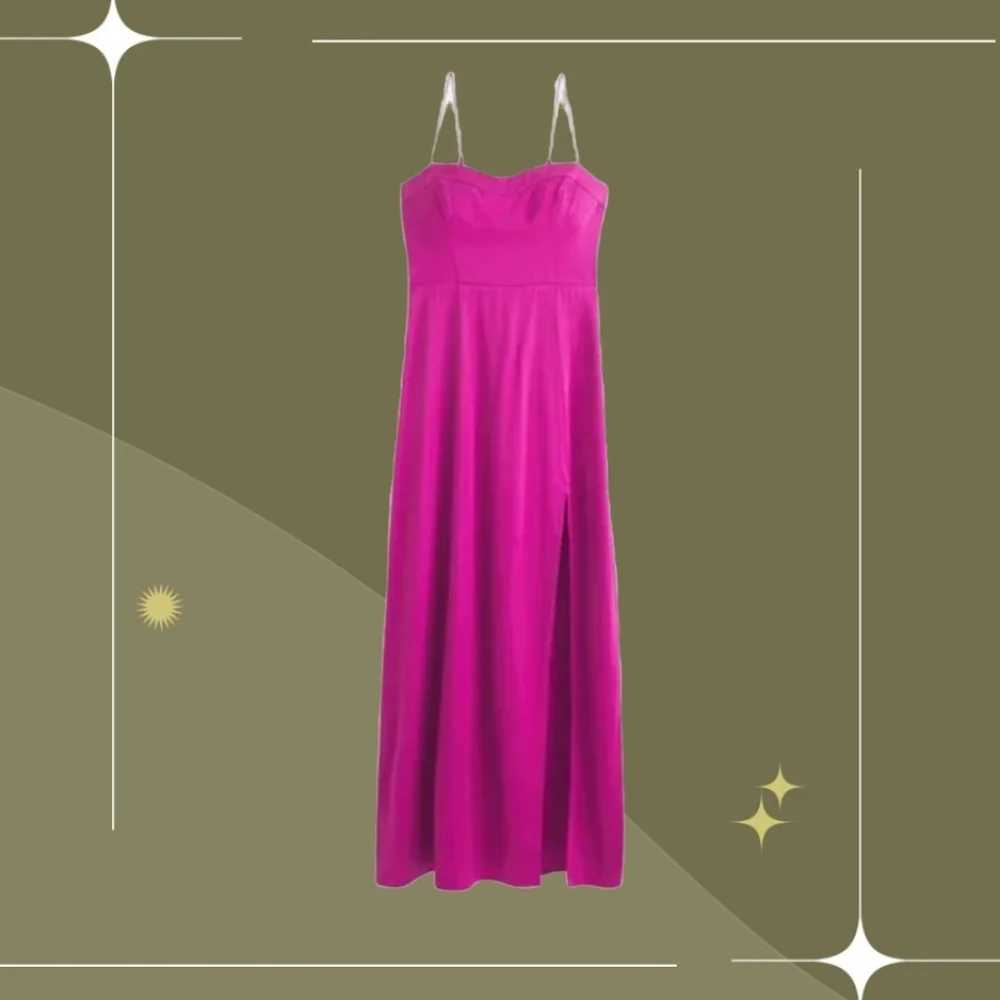 🍋✨ nwt Abercrombie Camille Maxi Dress Size l